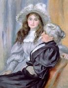 Pierre-Auguste Renoir Portrait of Berthe Morisot and daughter Julie Manet, Sweden oil painting reproduction